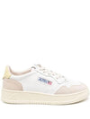 Medalist Women's Low Top Sneakers Yellow White - AUTRY - BALAAN 2