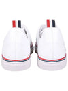 Tennis Vitello Calf Leather Low Top Sneakers White - THOM BROWNE - BALAAN 4