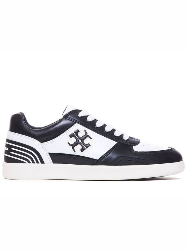 Clover Court Low Top Sneakers Purity Perfect Black - TORY BURCH - BALAAN 2