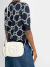 Blondie Small Leather Shoulder Bag White - GUCCI - BALAAN 6