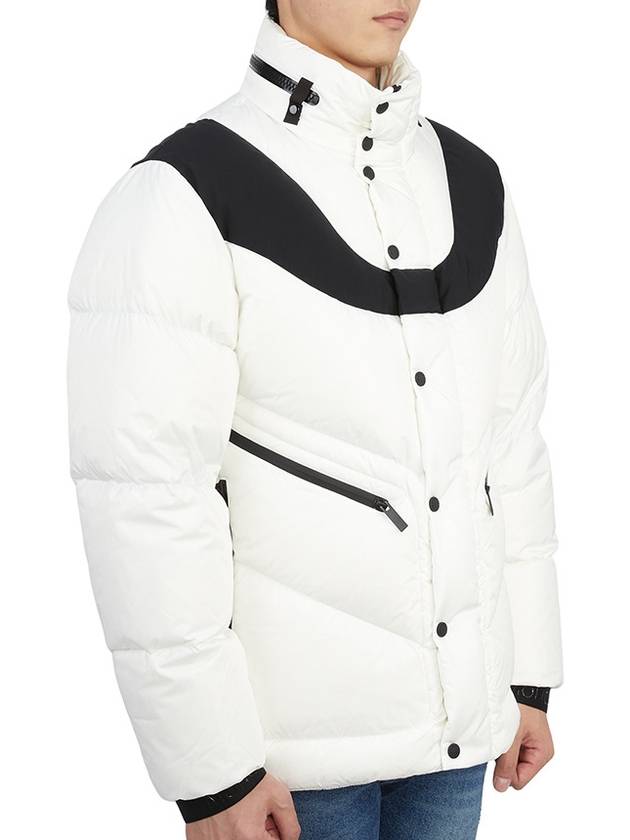 Men's Iwaki Iwaki Short Down Padded Jacket Offwhite - MONCLER - BALAAN 5