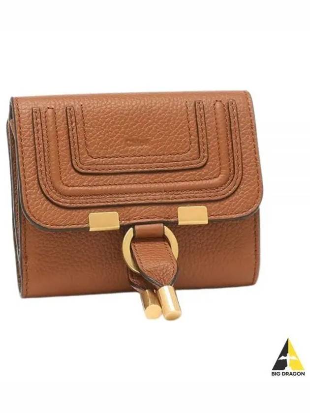 Marcie Square Flap Half Wallet Brown - CHLOE - BALAAN 2