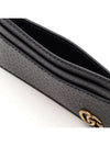 Gold Hardware GG Marmont Card Wallet Black - GUCCI - BALAAN 4