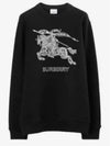 Embroidered EKD Logo Sweatshirt Black - BURBERRY - BALAAN 2