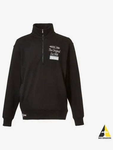 Uni Half Zip Sweatshirt 19 Black - NEW BALANCE - BALAAN 1