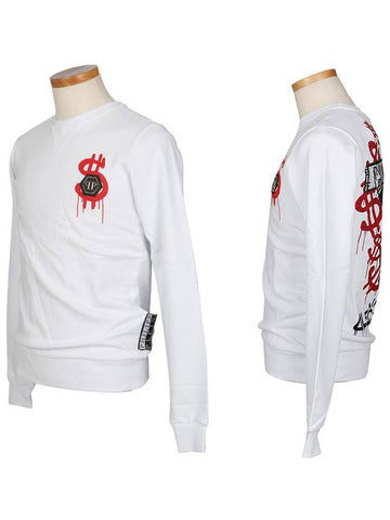 MJO0248 PJO002N 01Cross AlecSweatshirt - PHILIPP PLEIN - BALAAN 1