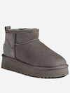 Australia Ozwear UGG boots high heel classic ultra mini OB658P gray - OZWEAR UGG - BALAAN 2