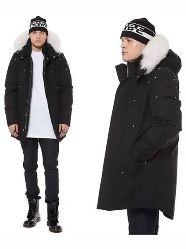 Original Stirling Parka White Fox Fur Black White - MOOSE KNUCKLES - BALAAN 2