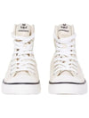 Women's Benkeenh High Top Sneakers Chalk - ISABEL MARANT - BALAAN 5