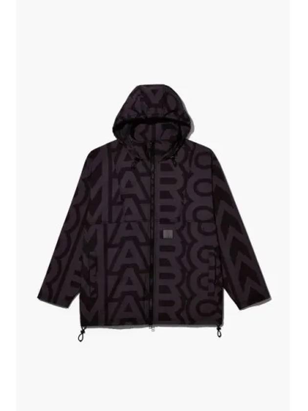 Monogram Ripstop Jacket BlackCharcoal MJJAS23001BKX - MARC JACOBS - BALAAN 1