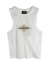 Points Lip Sleeveless White - STUSSY - BALAAN 1