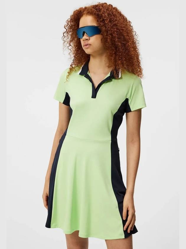 Women s Dolores Dress Paradise Green GWSD09466 M073 - J.LINDEBERG - BALAAN 2