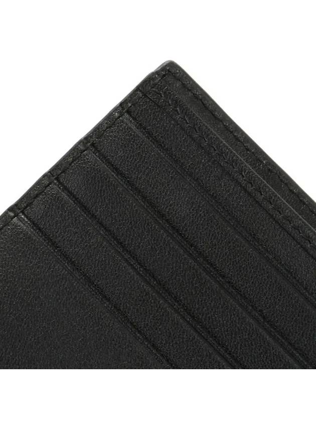 Ribbon Logo Bifold Half Wallet Black - BALLY - BALAAN 8