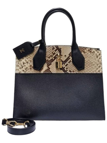 Women s N96235 Python City Steamer MM Tote Bag Strap - LOUIS VUITTON - BALAAN 1