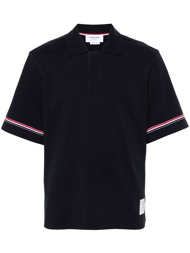 Thom Browne T-shirts and Polos Blue - THOM BROWNE - BALAAN 1