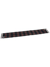 Iconic Tartan KU0324 BLACK STEWART Cashmere Muffler Scarf - JOHNSTONS OF ELGIN - BALAAN 4