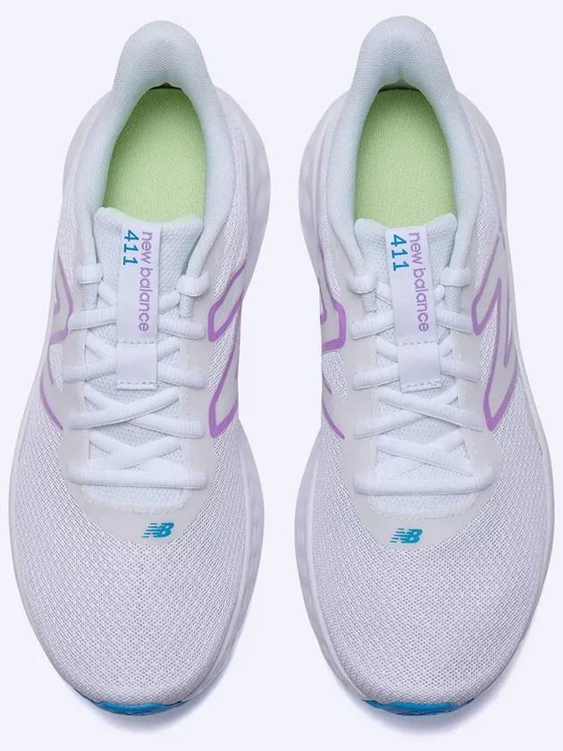 Low Top Sneakers White Purple - NEW BALANCE - BALAAN 5