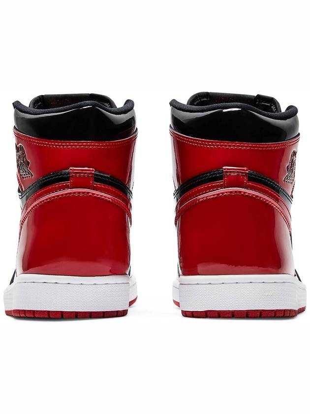 Jordan 1 Retro OG Patent High Top Sneakers Red Black - NIKE - BALAAN.