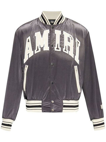 Amiri Bomber Jacket With Embroidered Logo - AMIRI - BALAAN 1