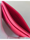 Classic Card Holder Shiny Grained Calfskin Silver Metal Fuchsia - CHANEL - BALAAN 5