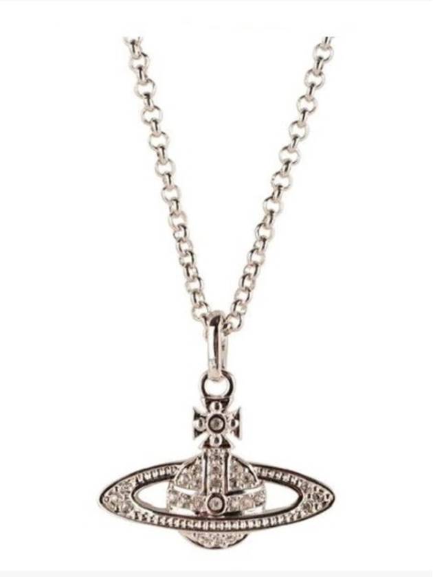 Mini Bas Relief Pendant Necklace Silver - VIVIENNE WESTWOOD - BALAAN 4