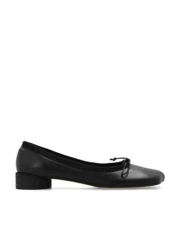 Leather Ballerina Flats Black - MAISON MARGIELA - BALAAN 2