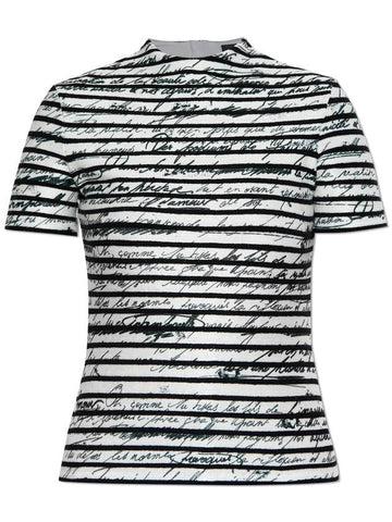 Balmain Striped Top, Women's, Multicolour - BALMAIN - BALAAN 1