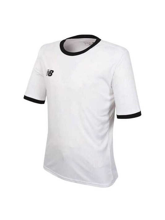 Ringer SS Jersey Sport Short Sleeve T-Shirt White - NEW BALANCE - BALAAN 1