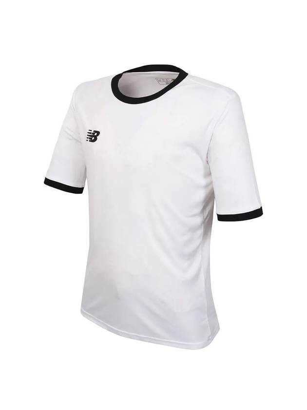 Ringer SS Jersey Sport Short Sleeve T-Shirt White - NEW BALANCE - BALAAN 3