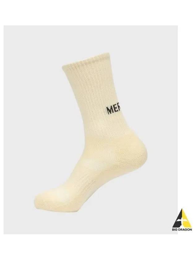 MERRELL UNISEX Life Color Longwood Socks IVORY - MERRYMOTIVE - BALAAN 1