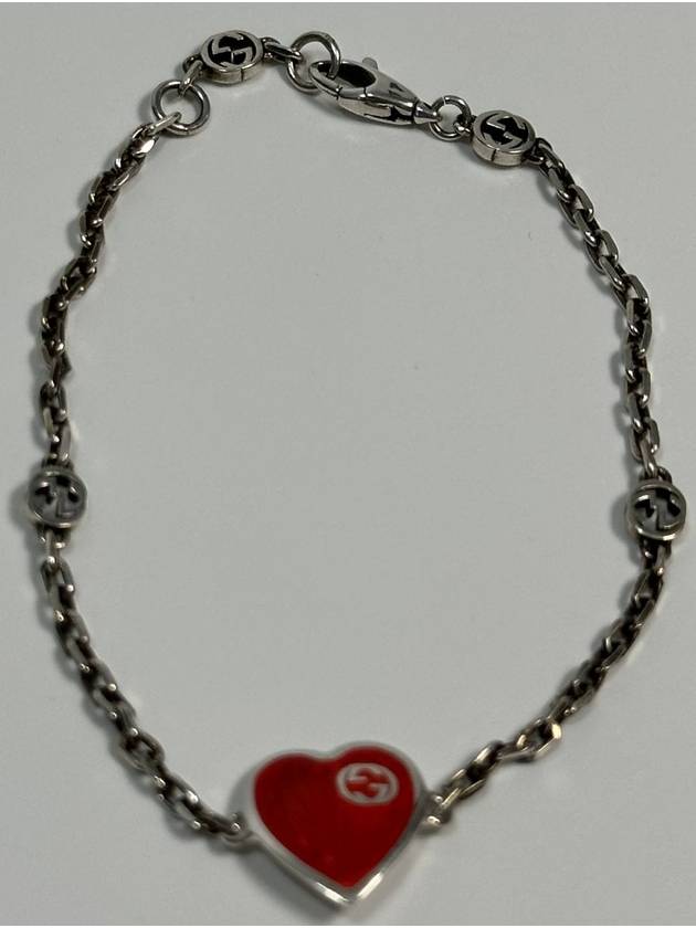 G Interlocking Heart Blasley Bracelet - GUCCI - BALAAN 4