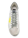 Superstar Star Leather Low Top Sneakers Yellow White - GOLDEN GOOSE - BALAAN 7