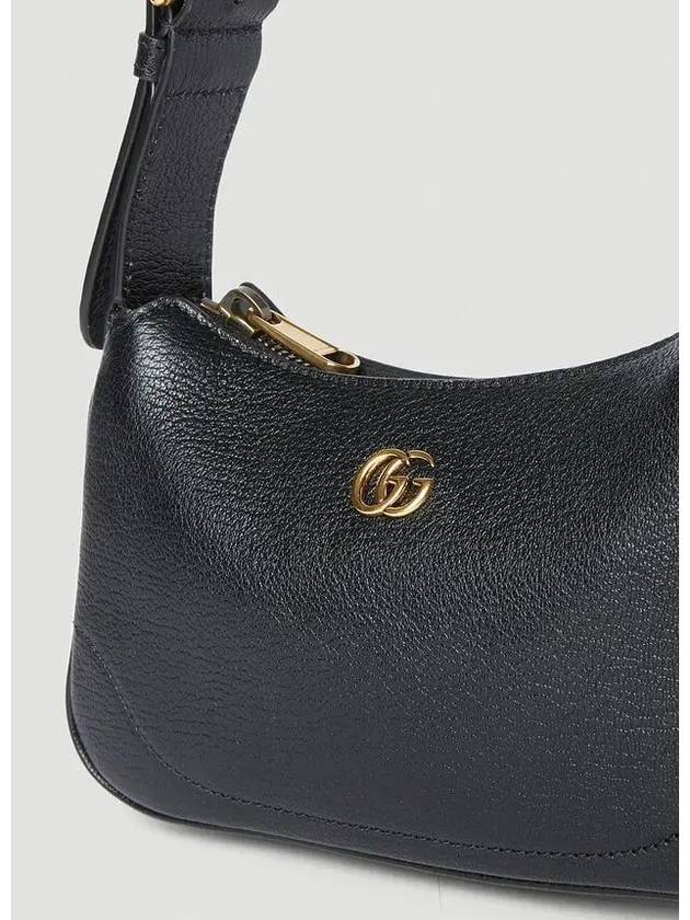 Aphrodite Double G Small Shoulder Bag Black - GUCCI - BALAAN 6