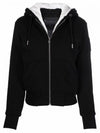 s Women's Classic Bunny 2 Hooded Zip-up Black - MOOSE KNUCKLES - BALAAN.