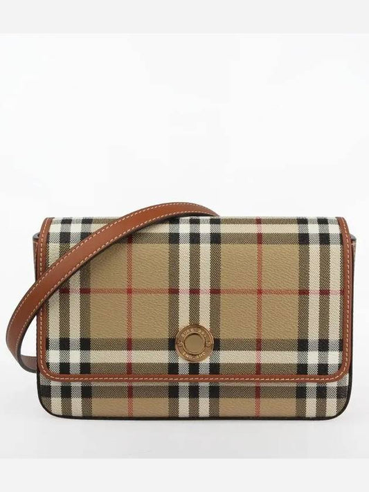 Check Cross Bag Beige - BURBERRY - BALAAN 2