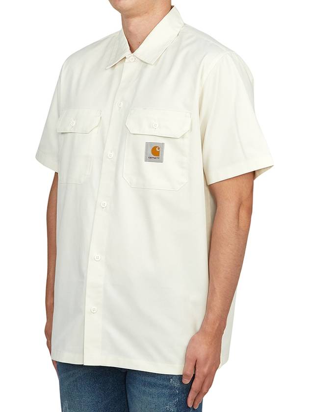 logo patch short sleeve shirt I027580 - CARHARTT WIP - BALAAN 3