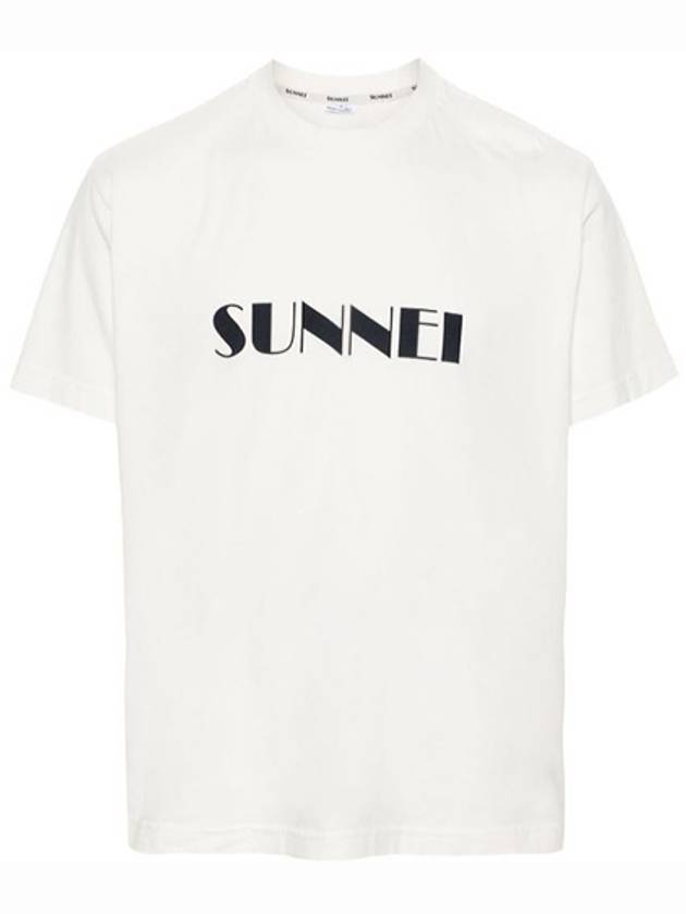 Big Logo Short Sleeve T-Shirt White - SUNNEI - BALAAN 1