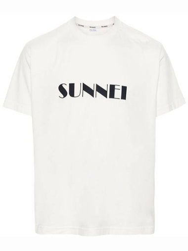 Big Logo Short Sleeve T-Shirt White - SUNNEI - BALAAN 1