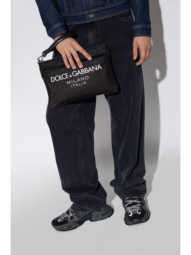 23 fw nylon pouch WITH rubber rise logo Dolce GABBANA BP3259 AG182 8B956 B0230516849 - DOLCE&GABBANA - BALAAN 3