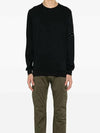 Light Fleece Sweatshirt Black - CP COMPANY - BALAAN 4