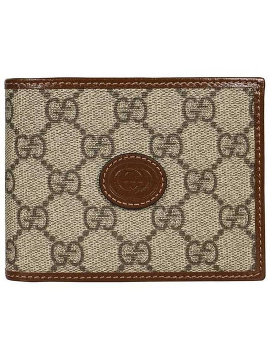 GG Removable Canvas Half Wallet Beige - GUCCI - BALAAN 1