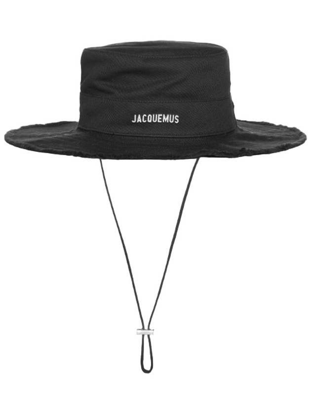 Le Bob Artichaut Bucket Hat Black - JACQUEMUS - BALAAN 6