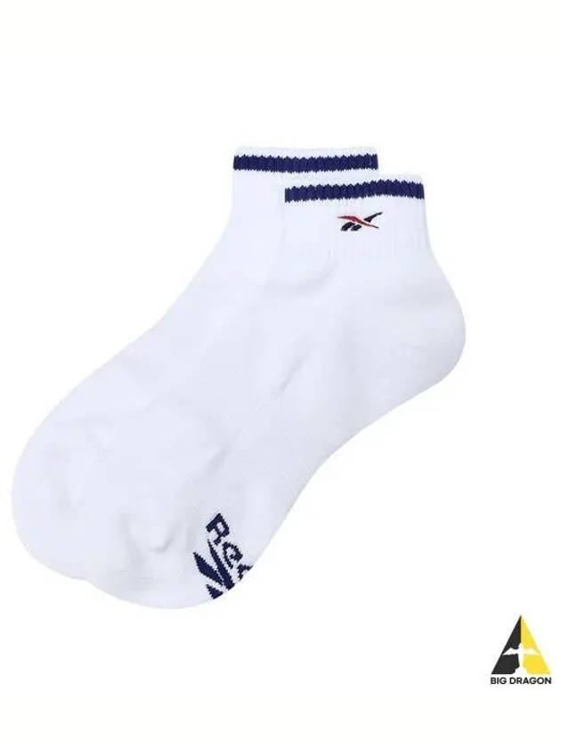 Essential Crew Socks White Blue - REEBOK - BALAAN 1