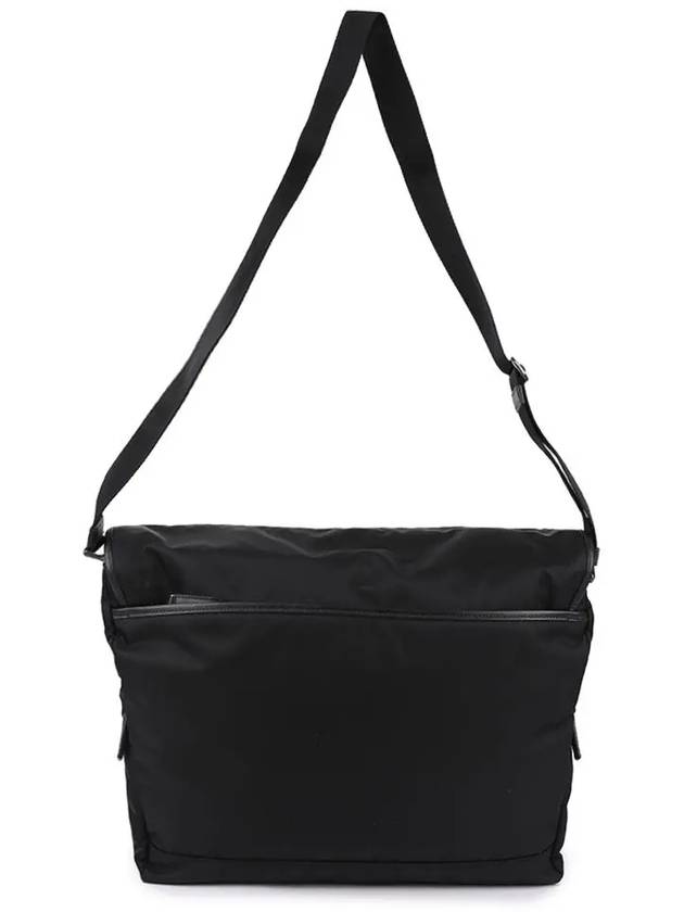 Re-Nylon Saffiano Shoulder Bag Black - PRADA - BALAAN 4