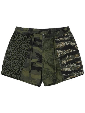 Pattern Mixed Shorts KHAKI - AJOBYAJO - BALAAN 1