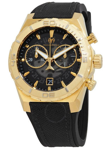 Technomarine Reef Chronograph Quartz Black Dial Men's Watch TM-519008 - TECHNOMARINE - BALAAN 1