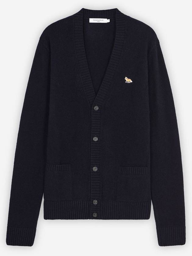 Baby Fox Patch Cosy Cardigan Navy - MAISON KITSUNE - BALAAN 2