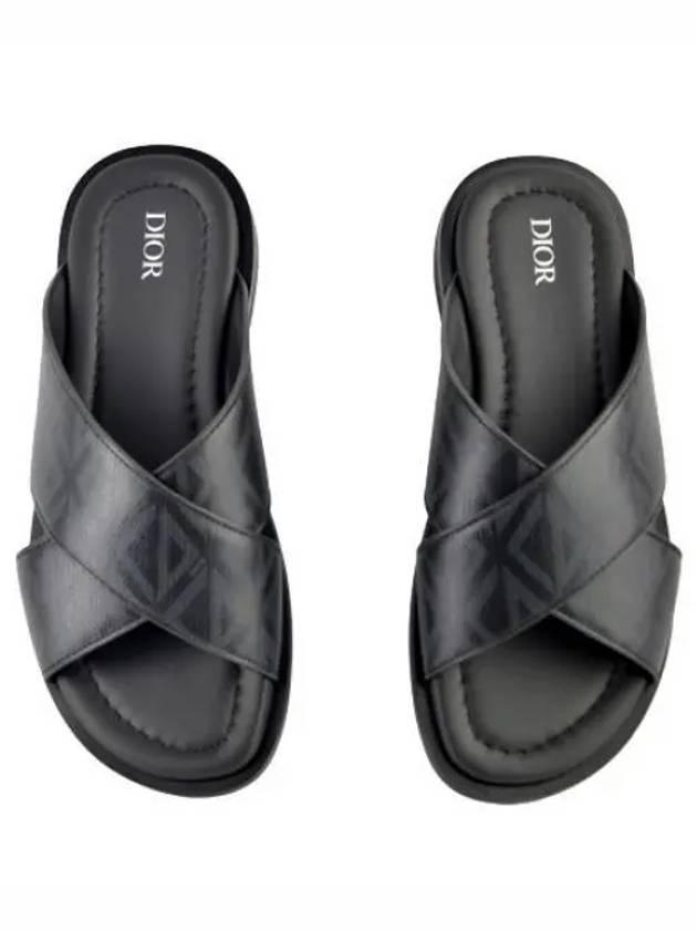 CD Diamond Alias Slipper Black - DIOR - BALAAN 2