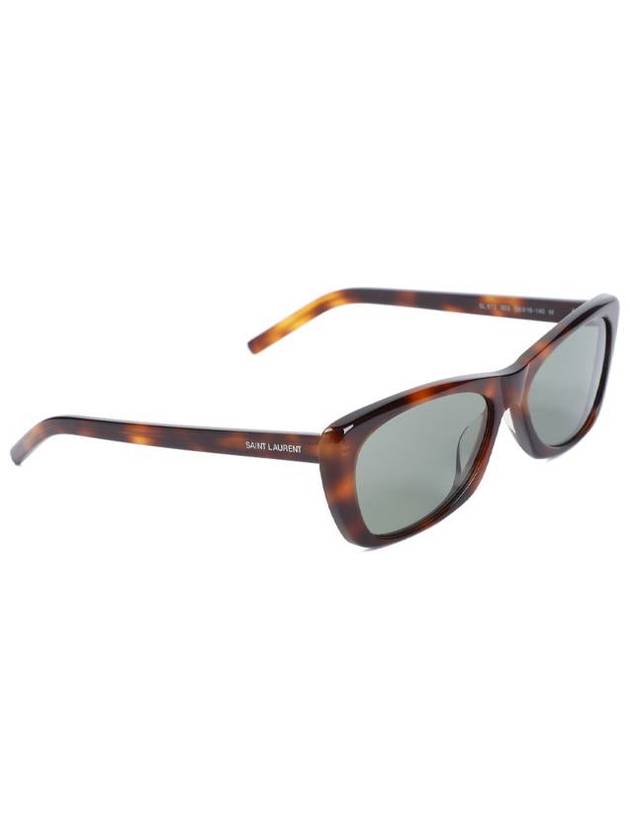 Eyewear Tortoiseshell Engraved Logo Sunglasses 758444Y9956 - SAINT LAURENT - BALAAN 2