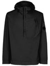 Lens Wappen Gabardine Anorak Black - CP COMPANY - BALAAN 3